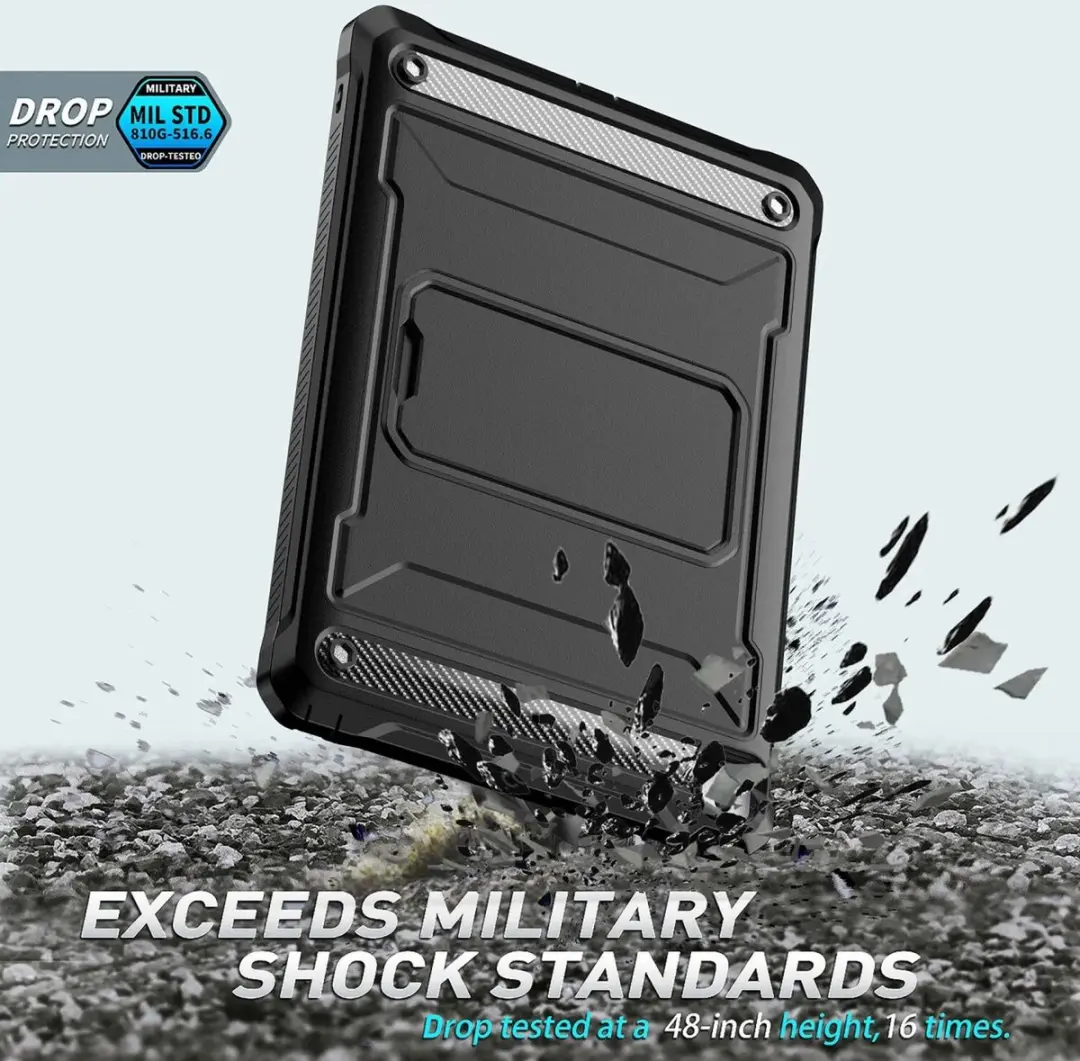 Selected Full Protect Cover iPad 9.7/2017-2018/Air 2 - Zwart