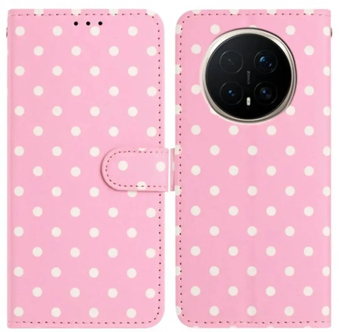 Selected Hoesje Honor Magic 8 Pro Polka Dot Wallet Book