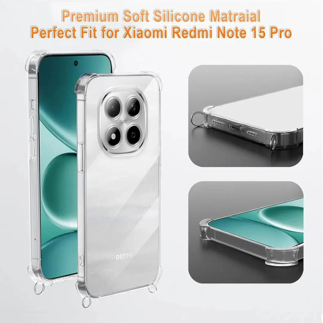 Selected Transparant Hoesje Xiaomi Redmi Note 15 5G - TPU Schokbestendig