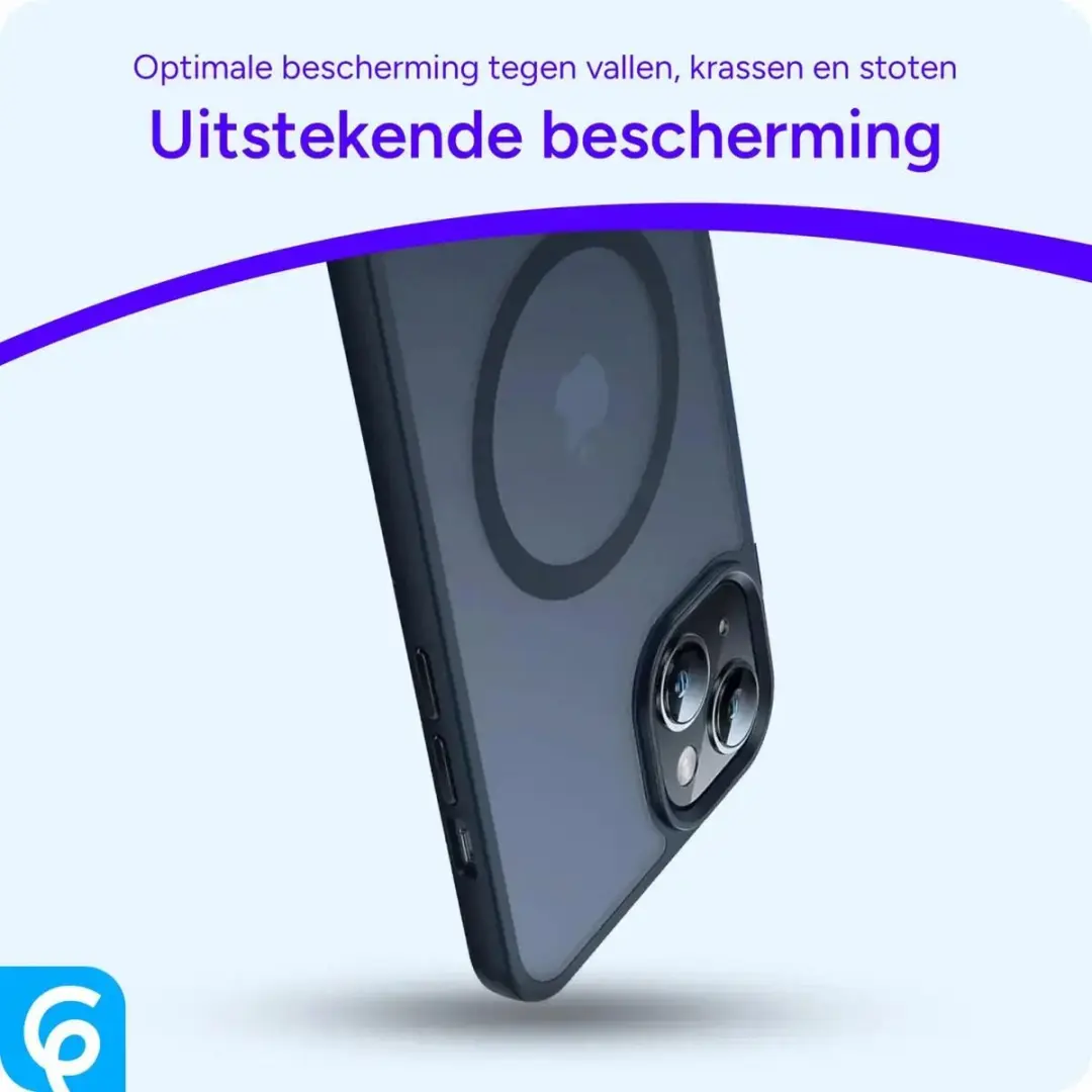 Selected by GSMpunt.nl iPhone 13 Hoesje - Matte Zwart - MagSafe