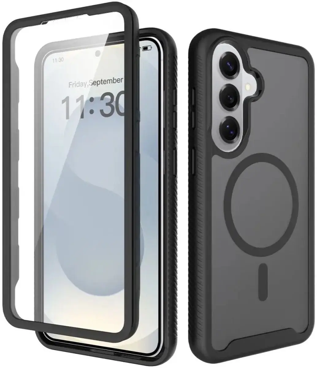 Selected Hoesje Samsung Galaxy S26 Matte Zwart - MagSafe