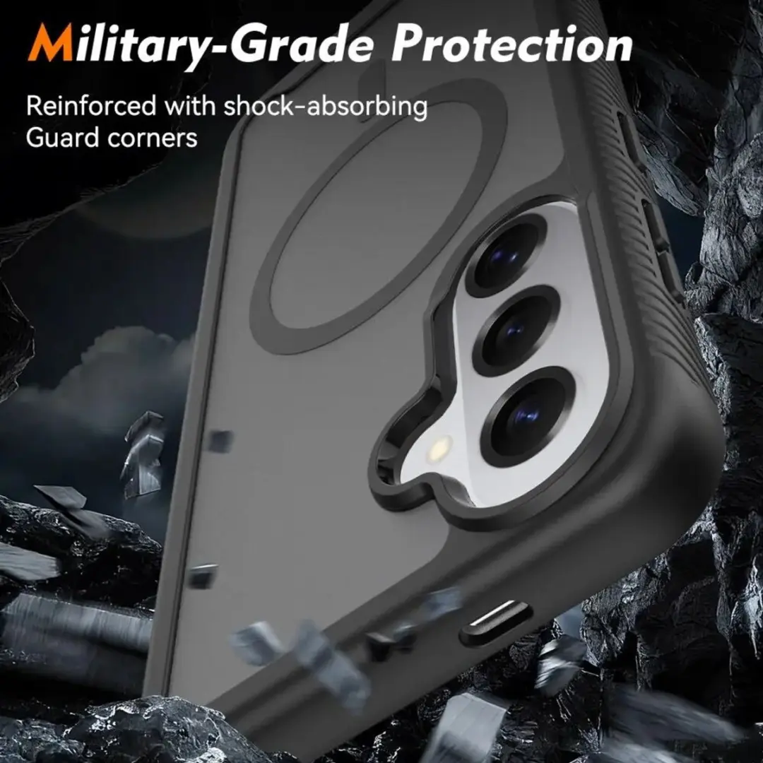 Selected Hoesje Samsung Galaxy S26 Matte Zwart - MagSafe