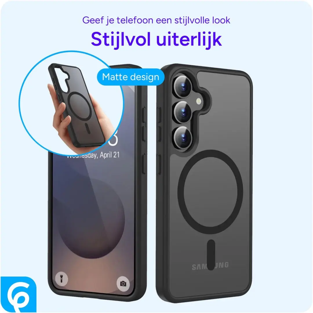 Selected Hoesje Samsung Galaxy S25 Plus - MagSafe/Zwart