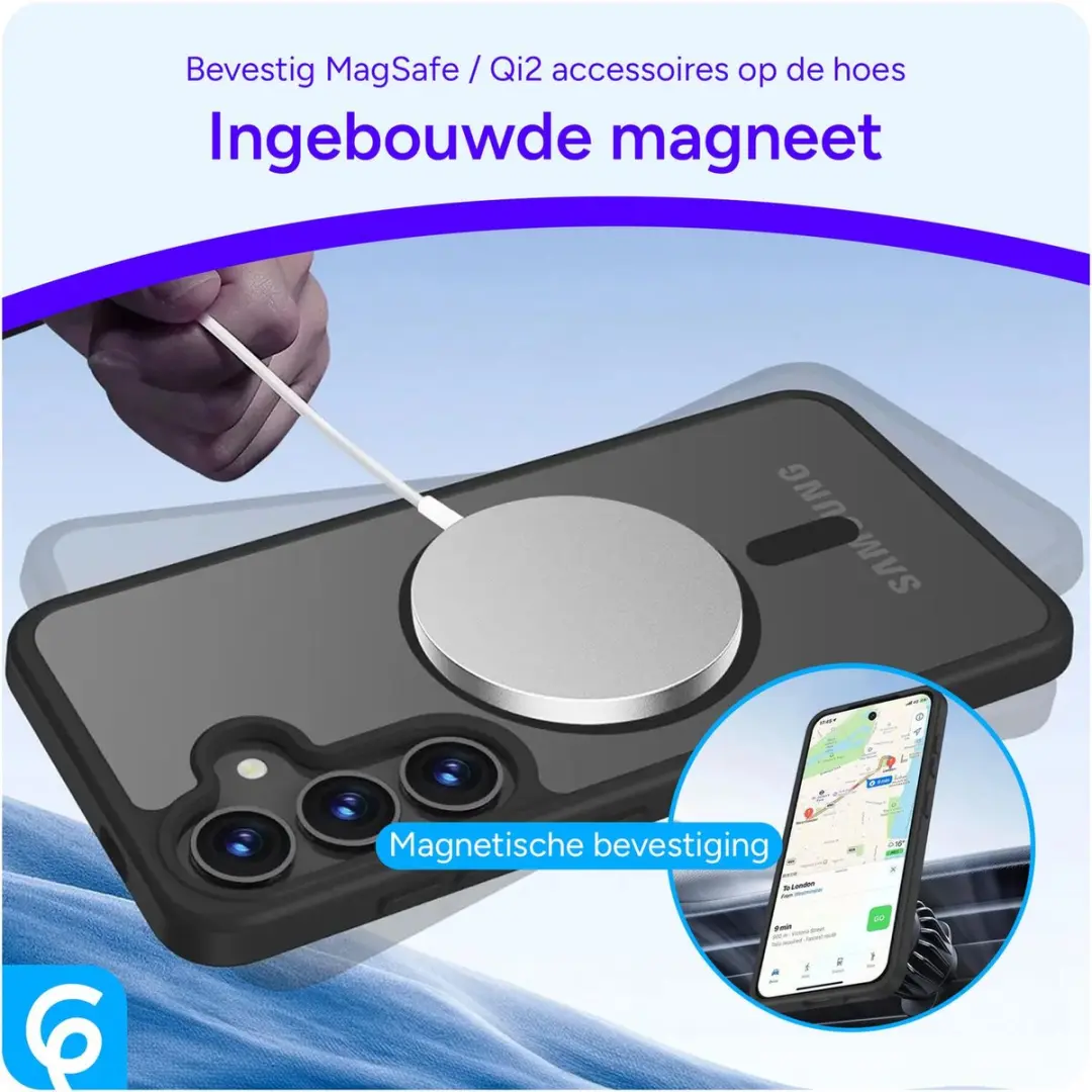 Selected Hoesje Samsung Galaxy S25 Plus - MagSafe/Zwart