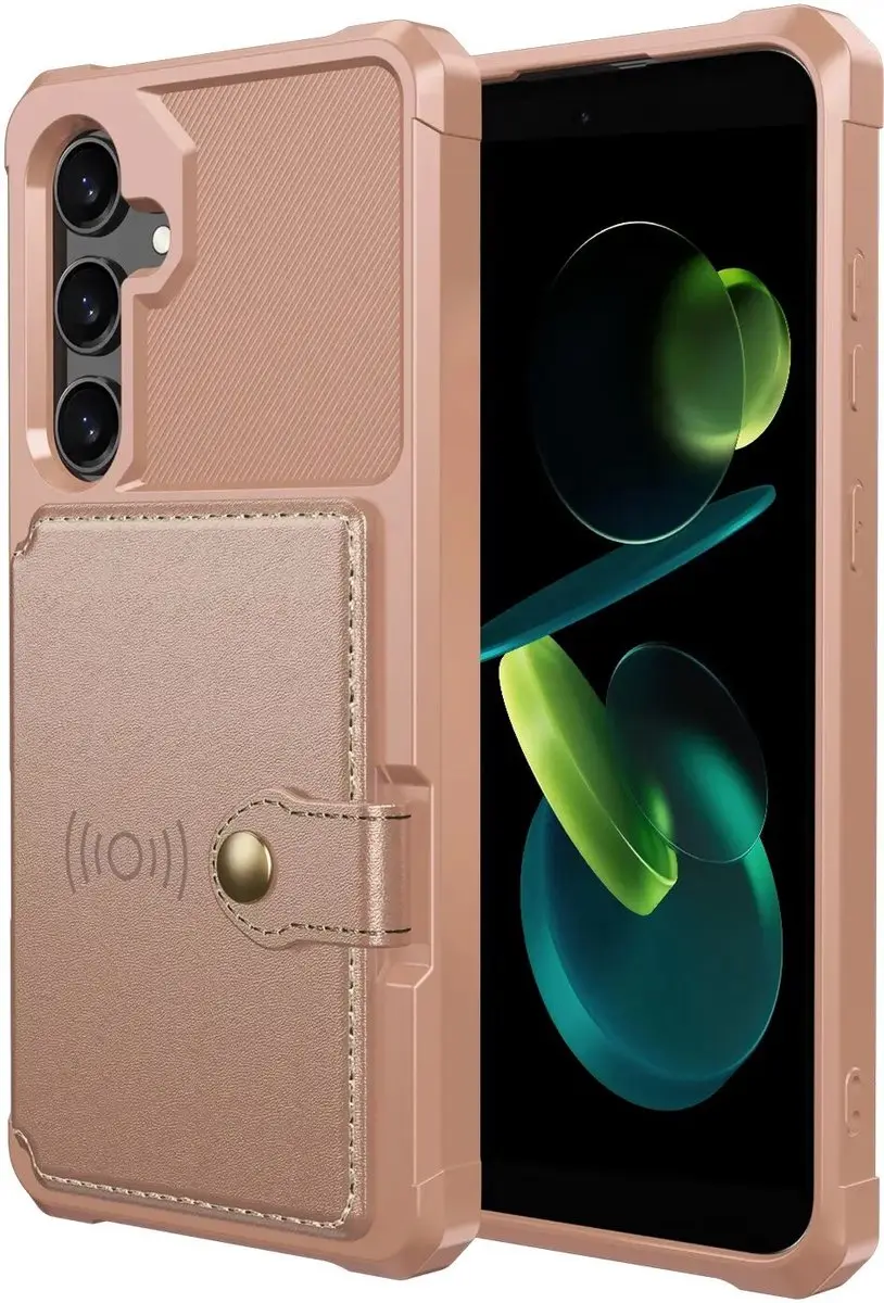 Selected Portemonnee Hoesje Samsung Galaxy A37 - Roze - 4 Pasjes - afbeelding 6 van 6