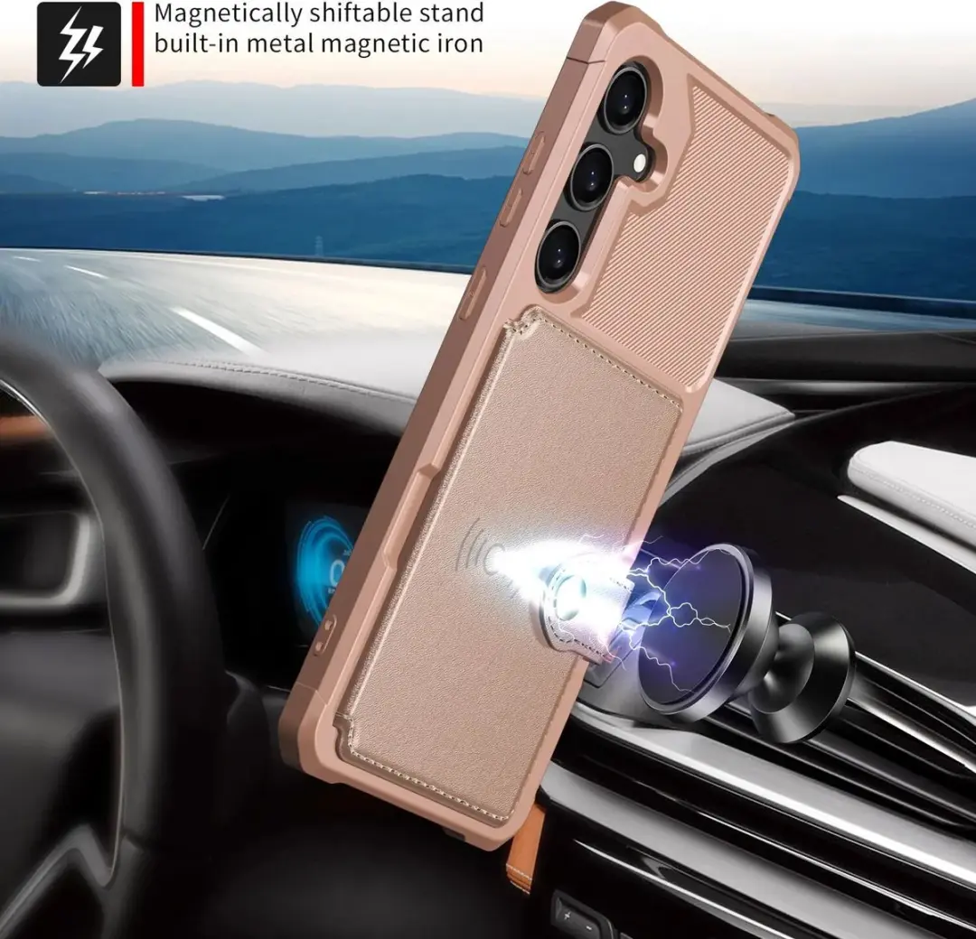 Selected Portemonnee Hoesje Samsung Galaxy A37 - Roze - 4 Pasjes