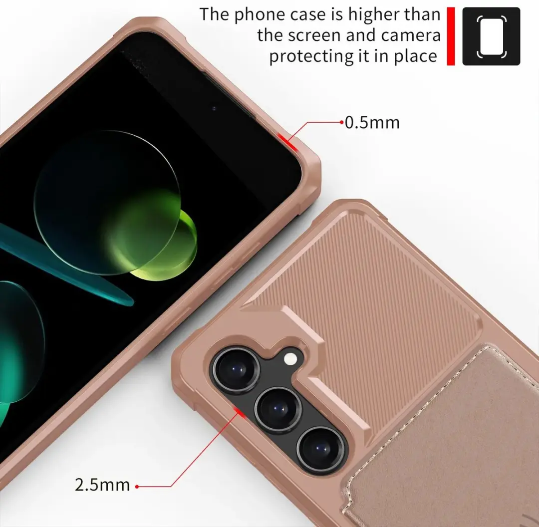 Selected Portemonnee Hoesje Samsung Galaxy A37 - Roze - 4 Pasjes