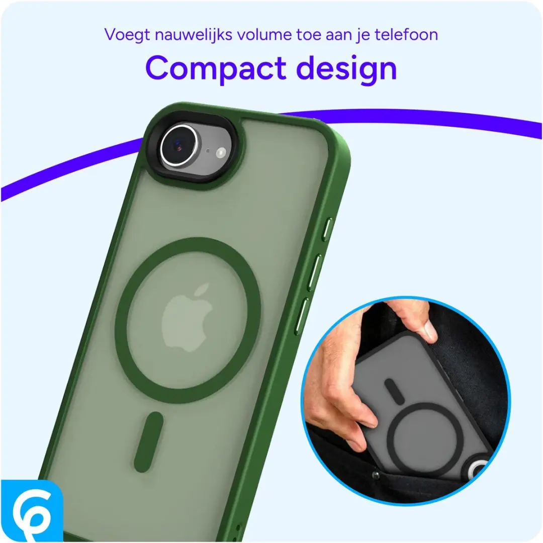 Selected iPhone 16/17 Hoesje MagSafe Mat Donker Groen - afbeelding 6 van 6