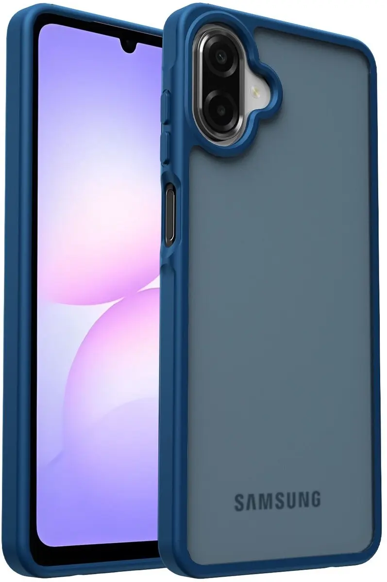 Selected Hoesje Samsung Galaxy A07 - Matte Blauw