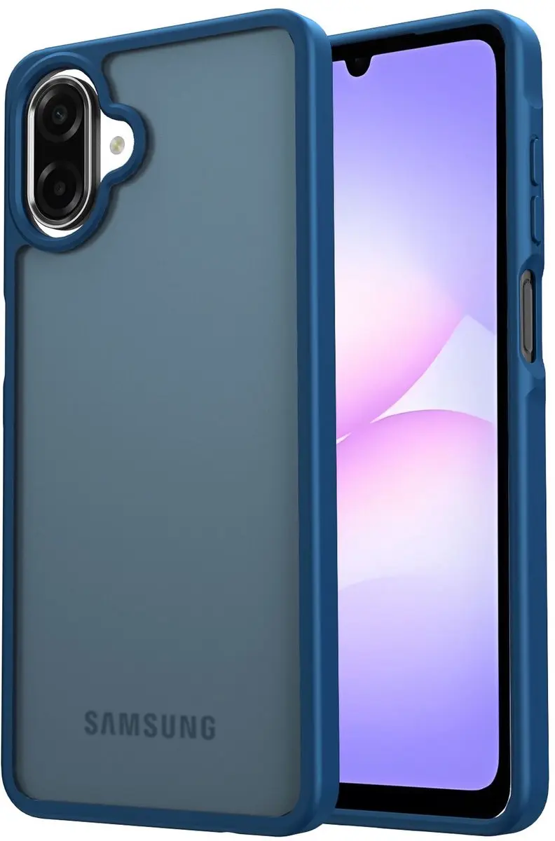 Selected Hoesje Samsung Galaxy A07 - Matte Blauw