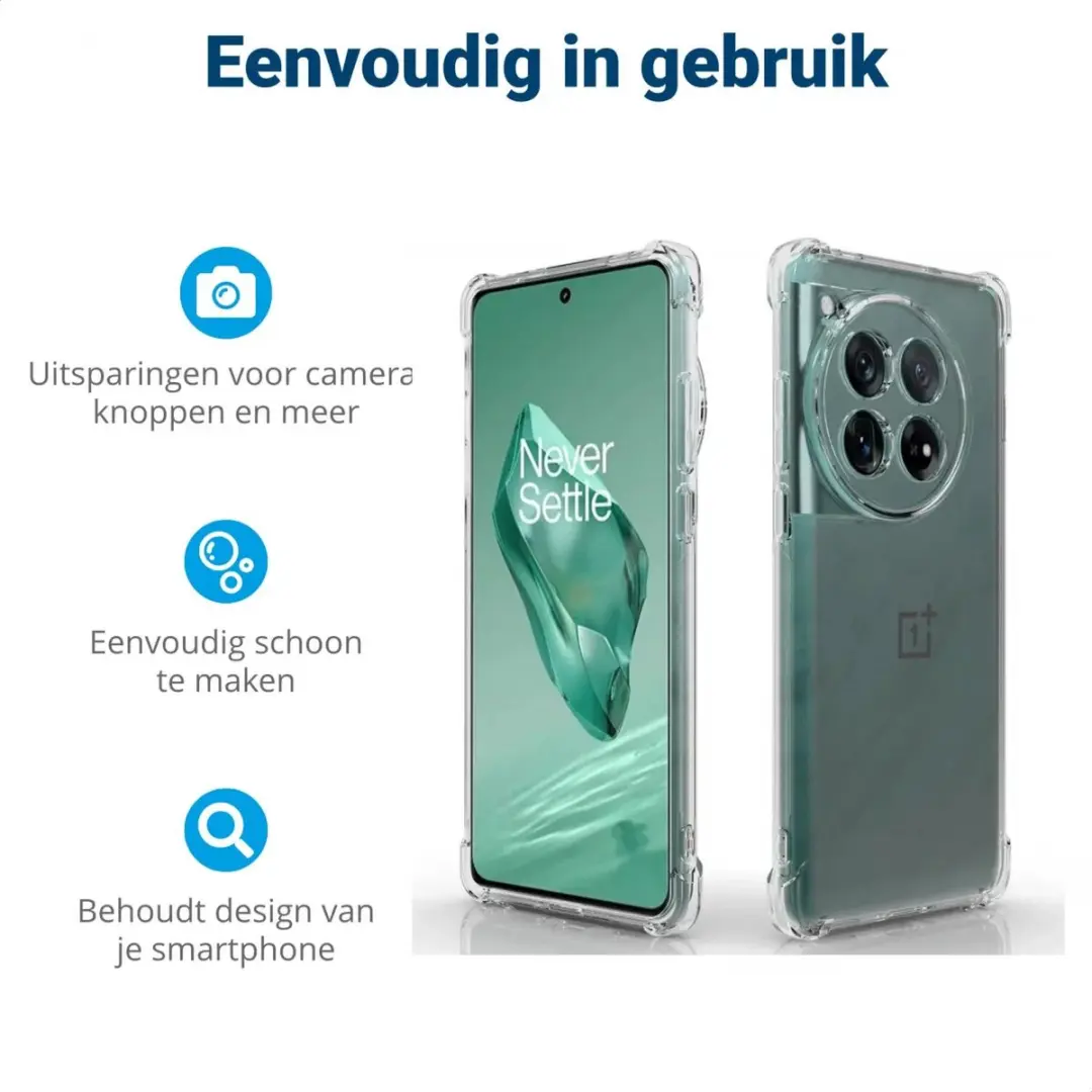 Selected by GSMpunt OnePlus 12 TPU Hoesje - Transparant