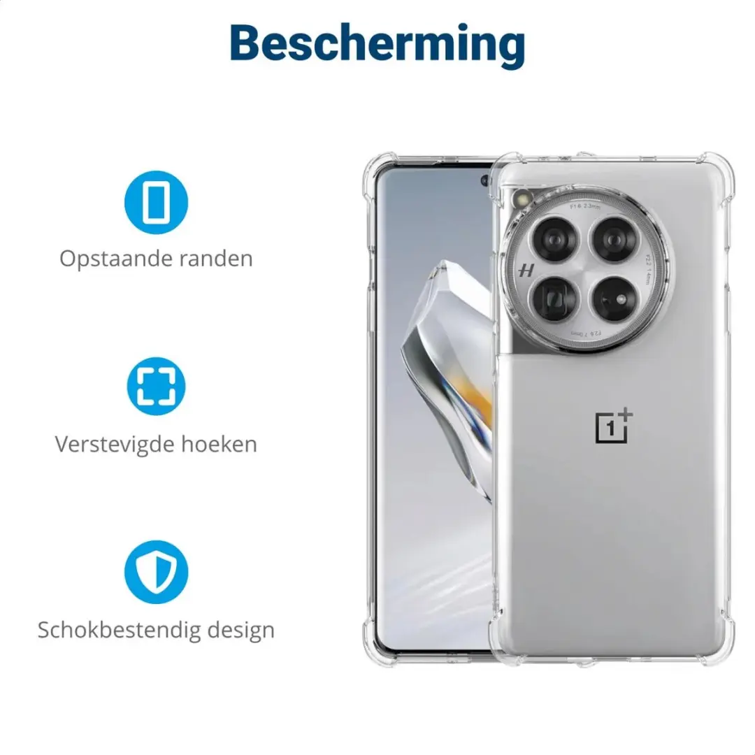Selected by GSMpunt OnePlus 12 TPU Hoesje - Transparant