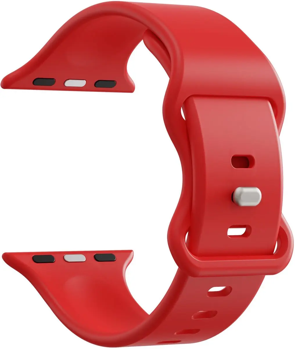 Selected SBG Siliconen Horlogebandje Apple Watch - 38-42mm Rood