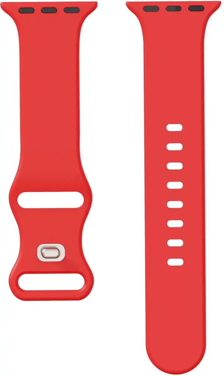 Selected SBG Siliconen Horlogebandje Apple Watch - 38-42mm Rood