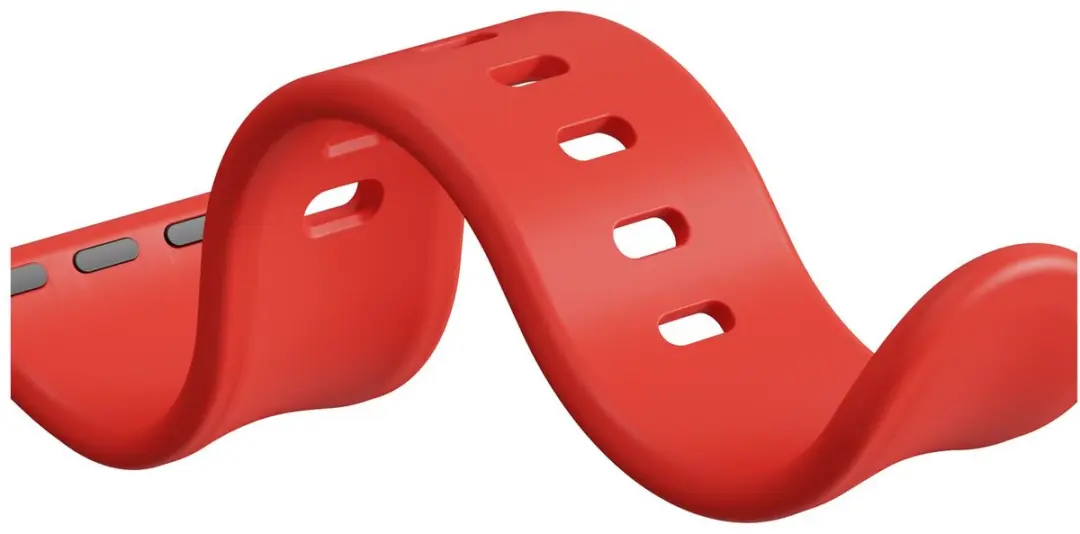 Selected SBG Siliconen Horlogebandje Apple Watch - 38-42mm Rood