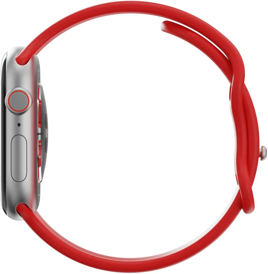 Selected SBG Siliconen Horlogebandje Apple Watch - 38-42mm Rood - afbeelding 6 van 6