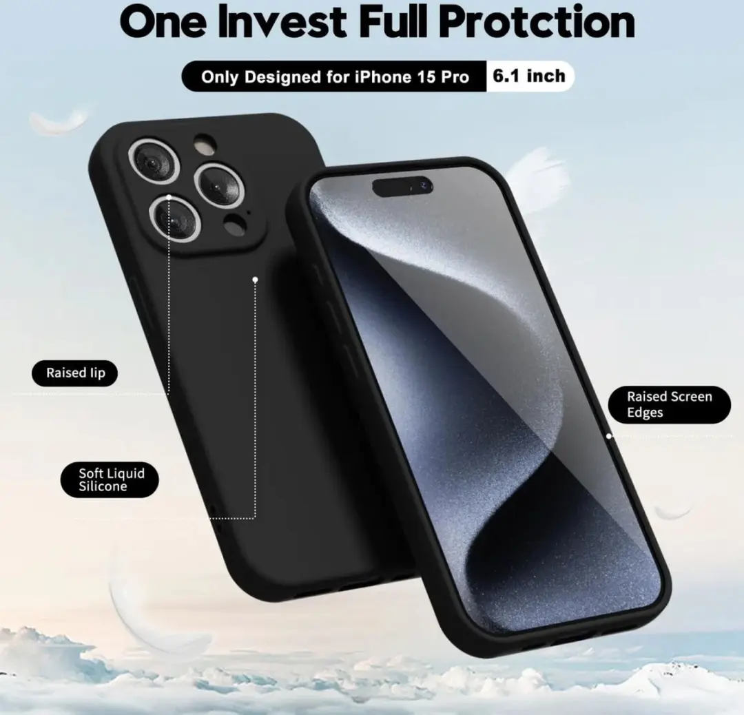 Selected by GSMpunt.nl iPhone 15 Pro Hoesje - Zwart - afbeelding 6 van 6