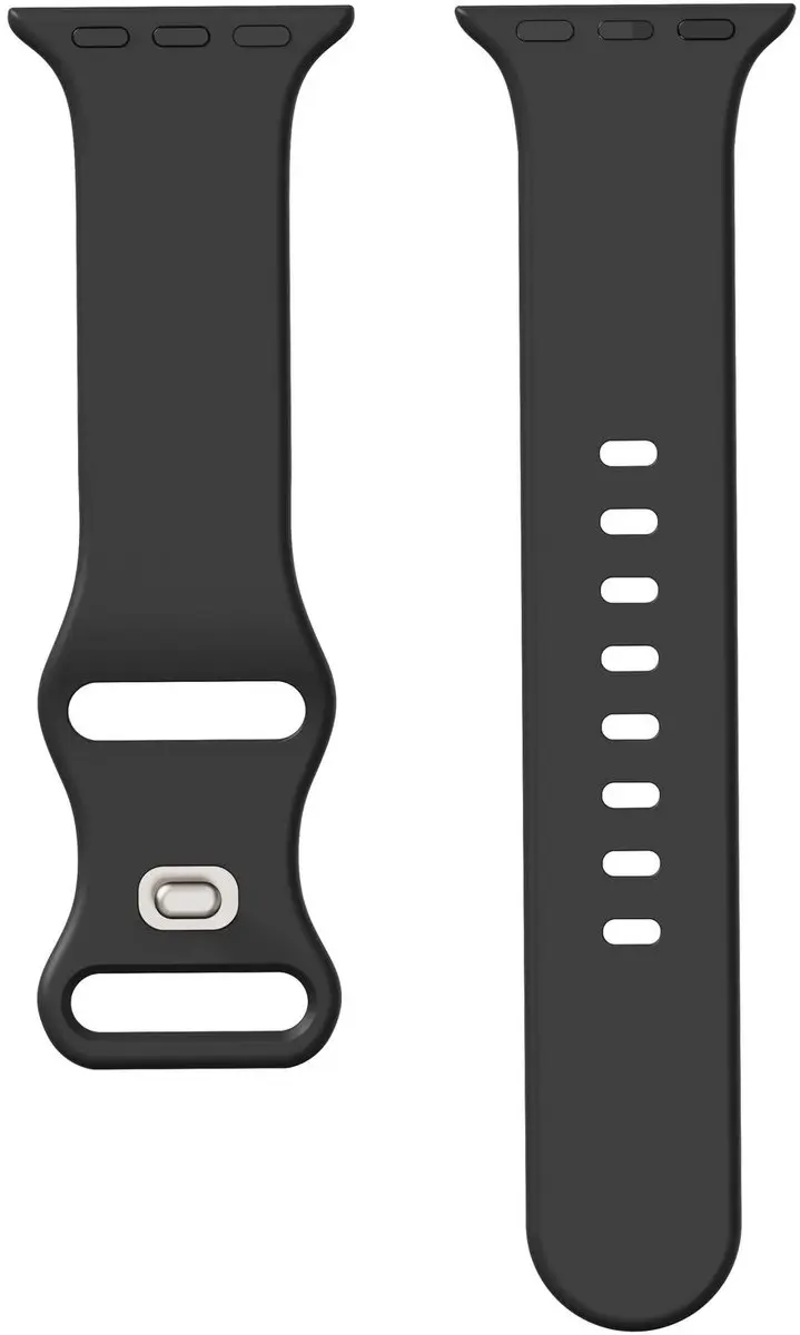 Selected SBG Siliconen Horlogebandje Apple Watch - 38-42mm - Zwart
