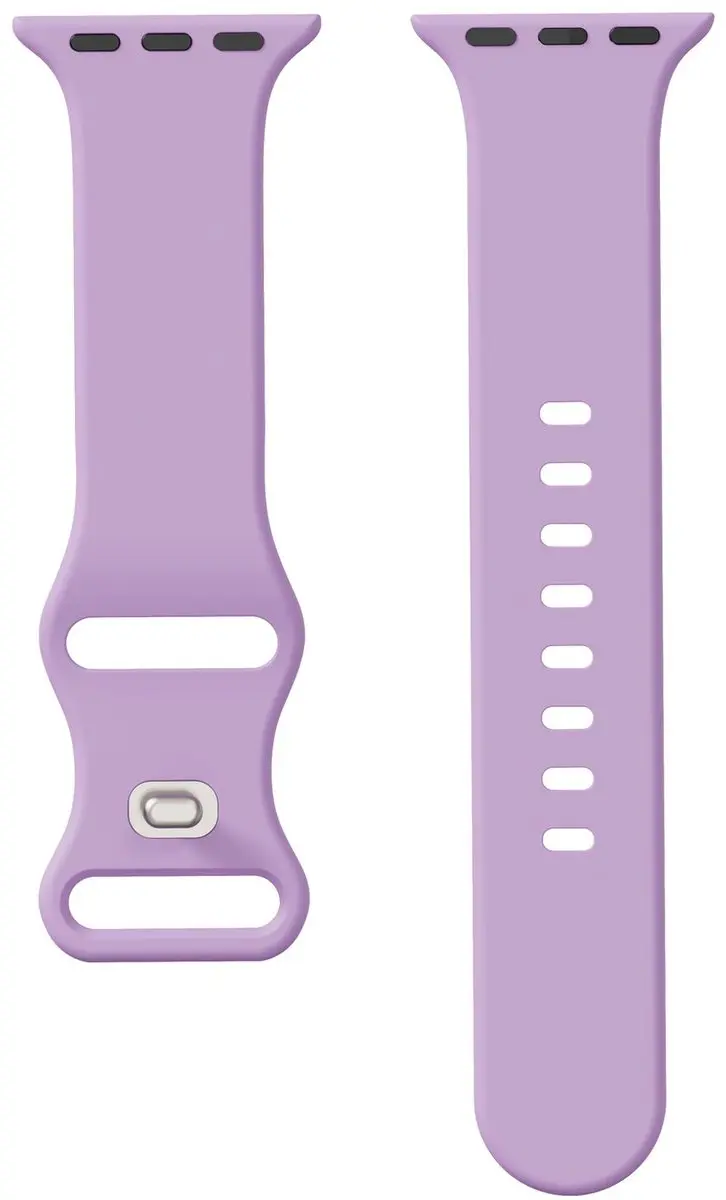 Selected SBG Siliconen Bandje Apple Watch 8 45mm - Paars