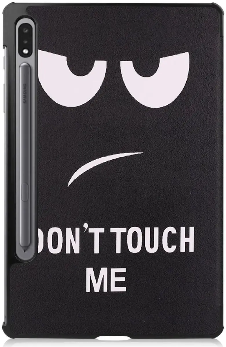 Selected by GSMpunt Samsung Galaxy Tab S9 Book Case - Tri-fold - Kunstleder - Zwart