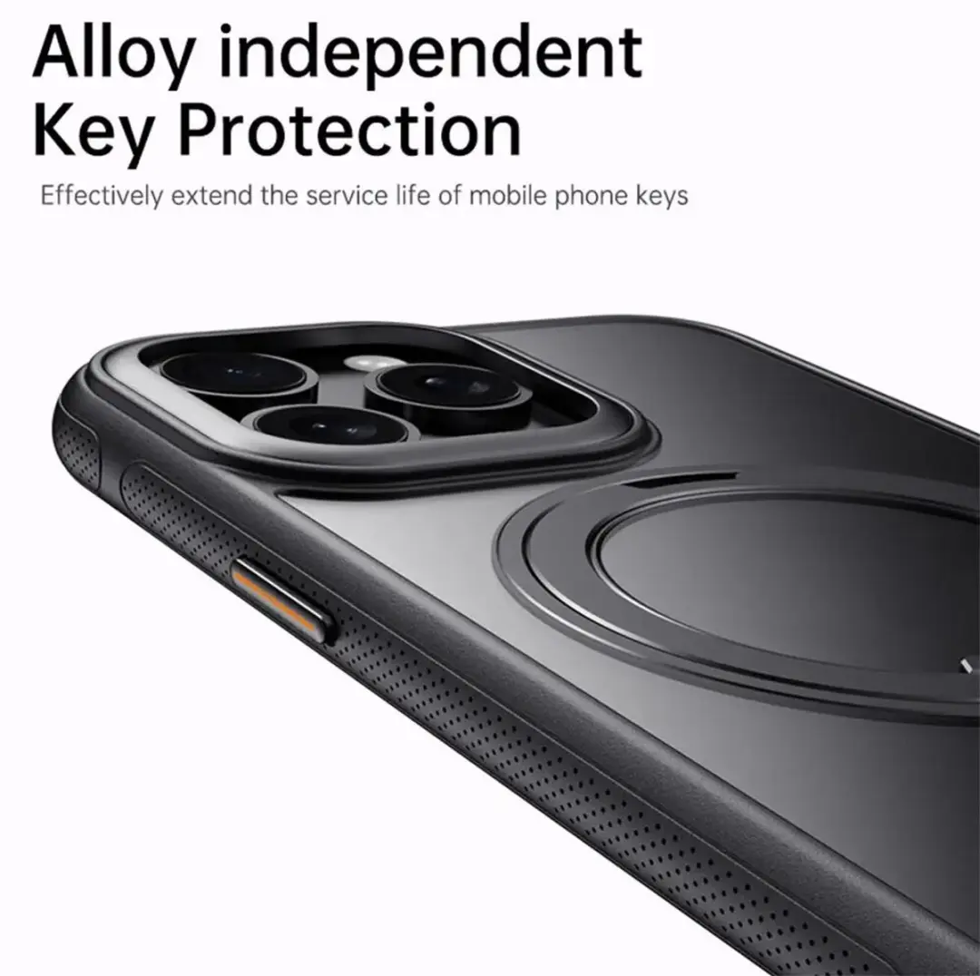 Selected by GSMpunt Premium Hoesje iPhone 16 Pro - MagSafe Kickstand - Zwart - afbeelding 6 van 6