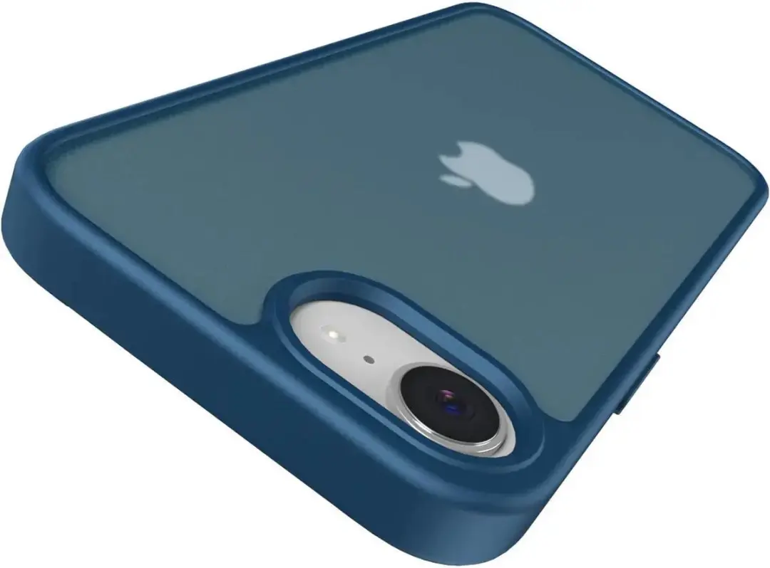 Selected by GSMpunt.nl iPhone 17e/16e Hoesje - Matte Blauwe Back Cover - afbeelding 6 van 6