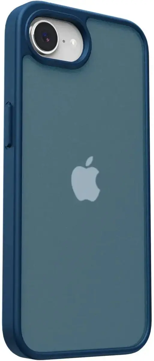 Selected by GSMpunt.nl iPhone 17e/16e Hoesje - Matte Blauwe Back Cover