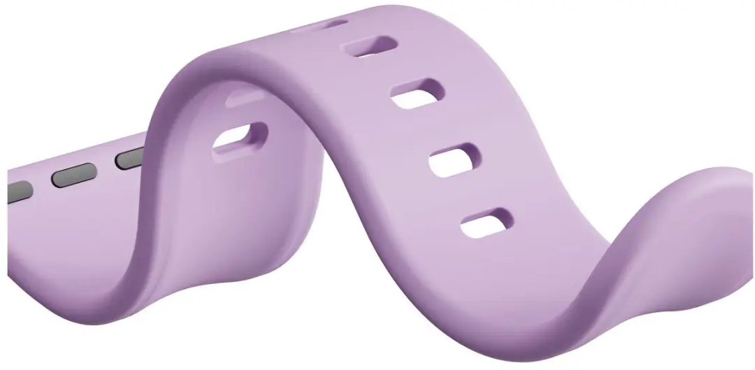 Selected SBG Siliconen Bandje Apple Watch 38-42mm - Paars - afbeelding 6 van 6