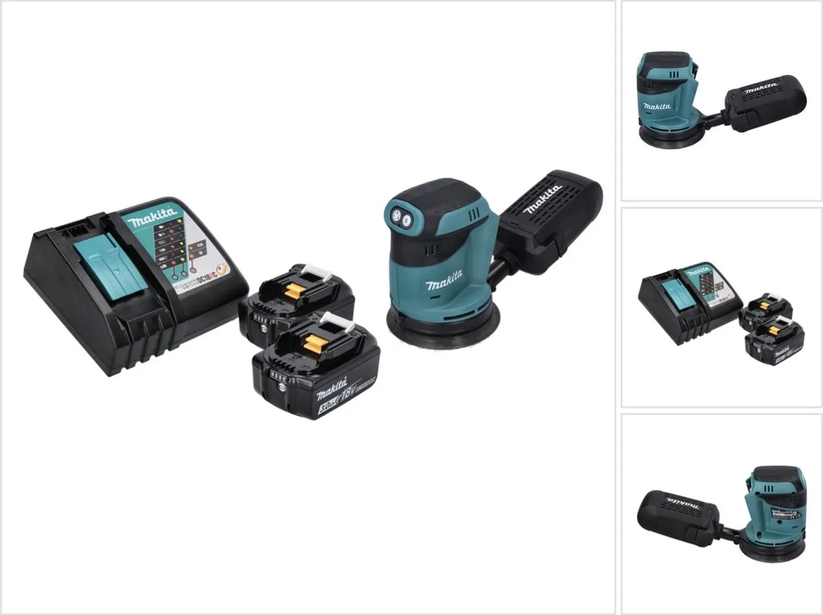 Makita DBO180RF Excentrische Schuurmachine 18V 125mm