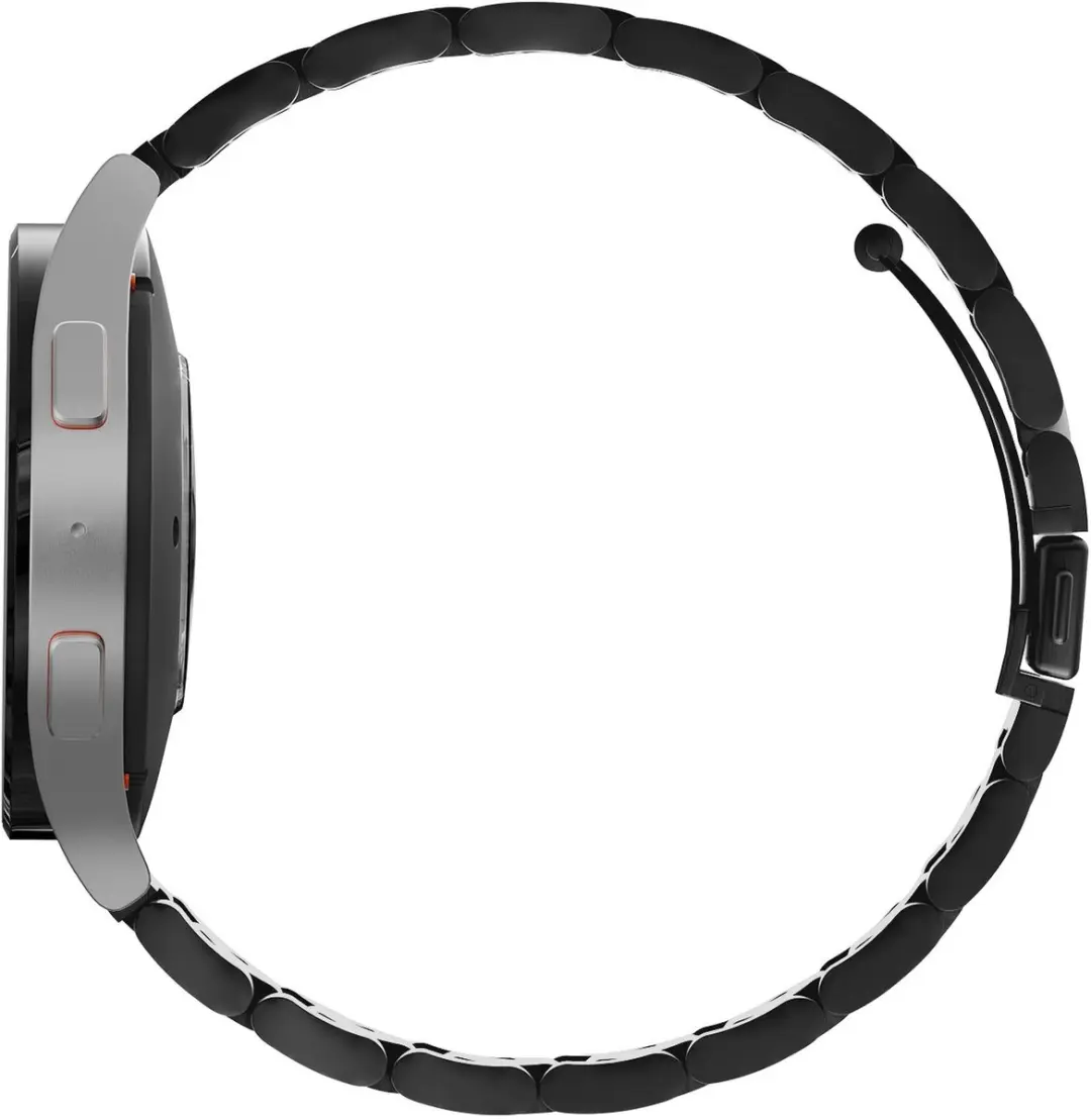 Selected by GSMpunt.nl Horloge Bandje 20mm - Zwart - afbeelding 6 van 6
