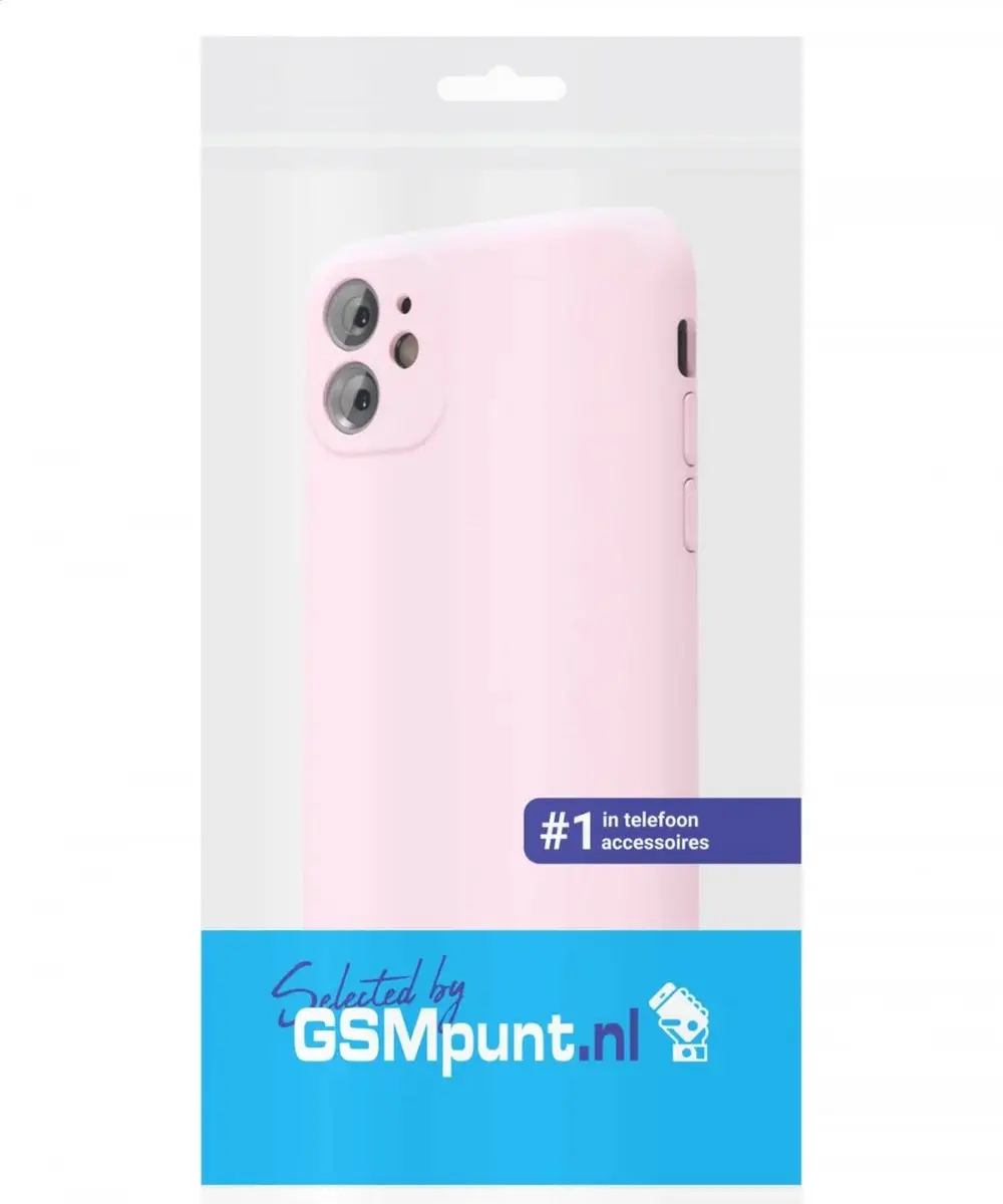 Selected by GSMpunt.nl iPhone 11 Hoesje Roze - Dun TPU