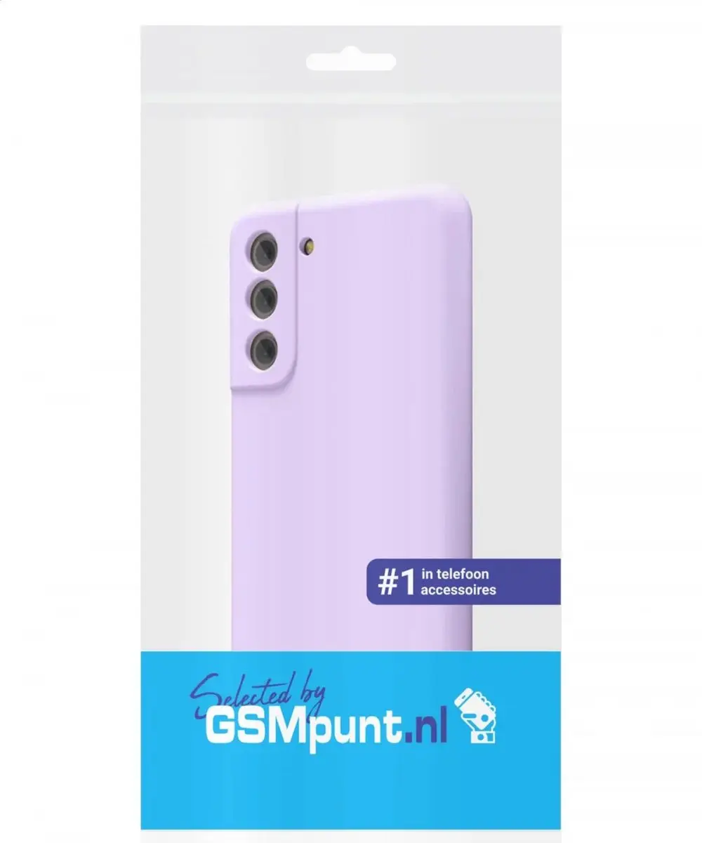 Selected Hoesje Samsung Galaxy S21 - Dun TPU - Paars