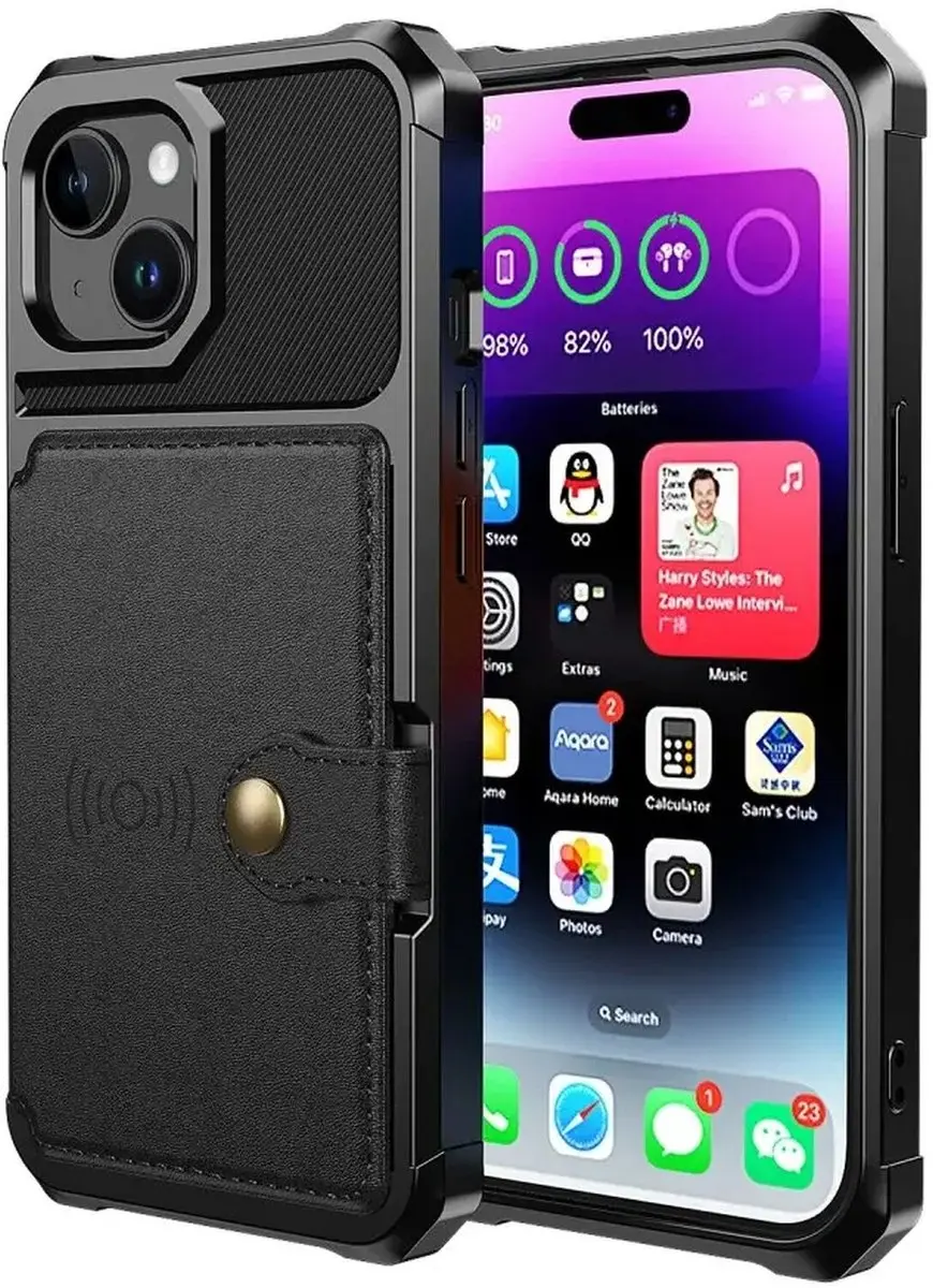 Selected Portemonnee Hoesje iPhone 15 Plus
