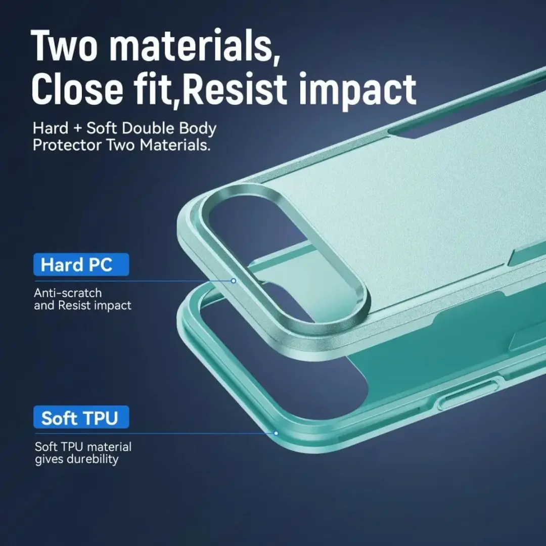 Selected Back Cover iPhone Air Rugged Hoesje - Groen