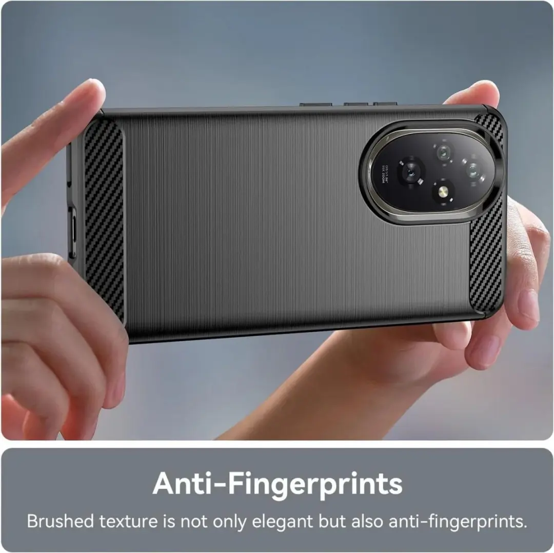 Selected Hoesje Honor 200 TPU Carbon Zwart
