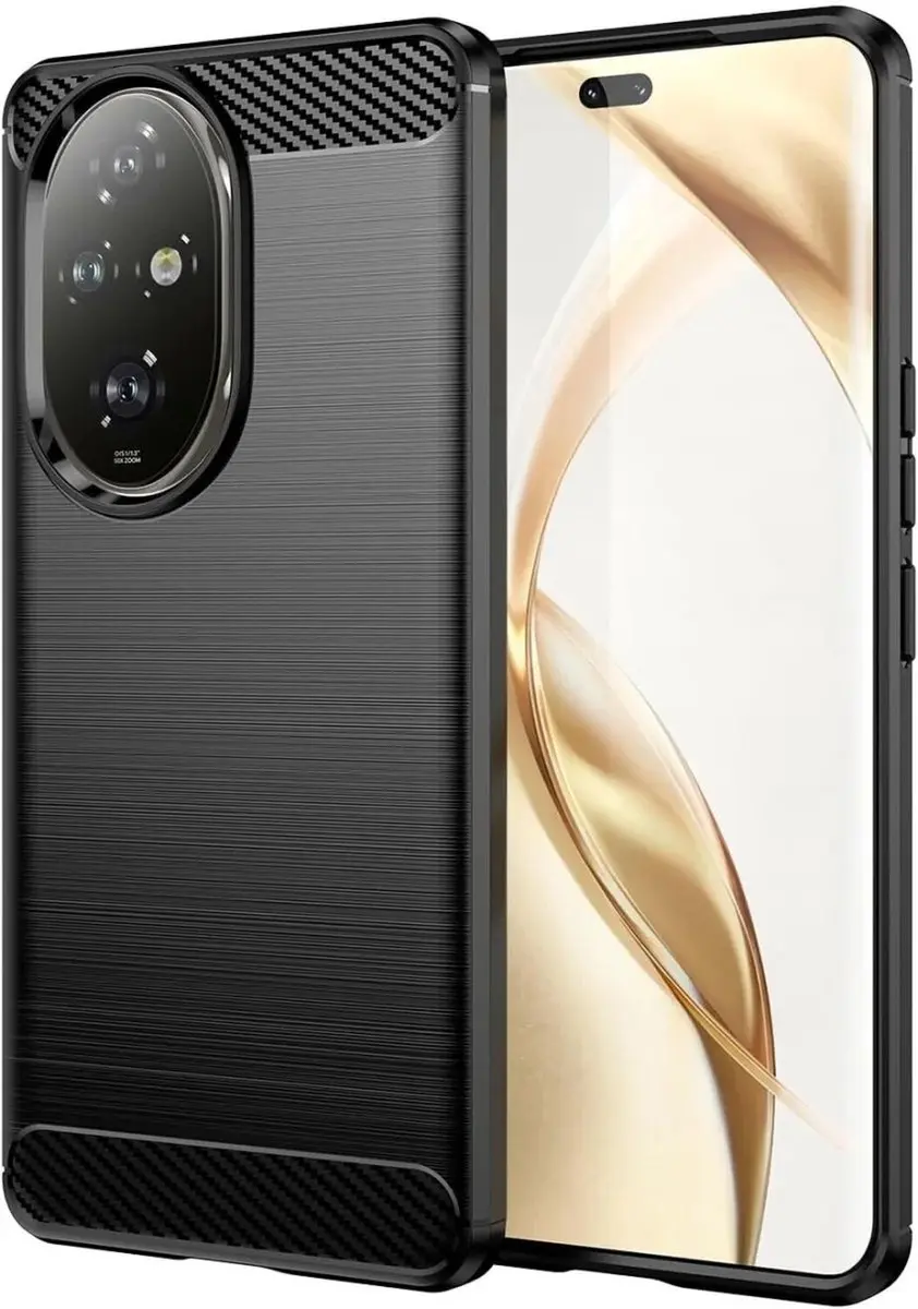 Selected Hoesje Honor 200 TPU Carbon Zwart