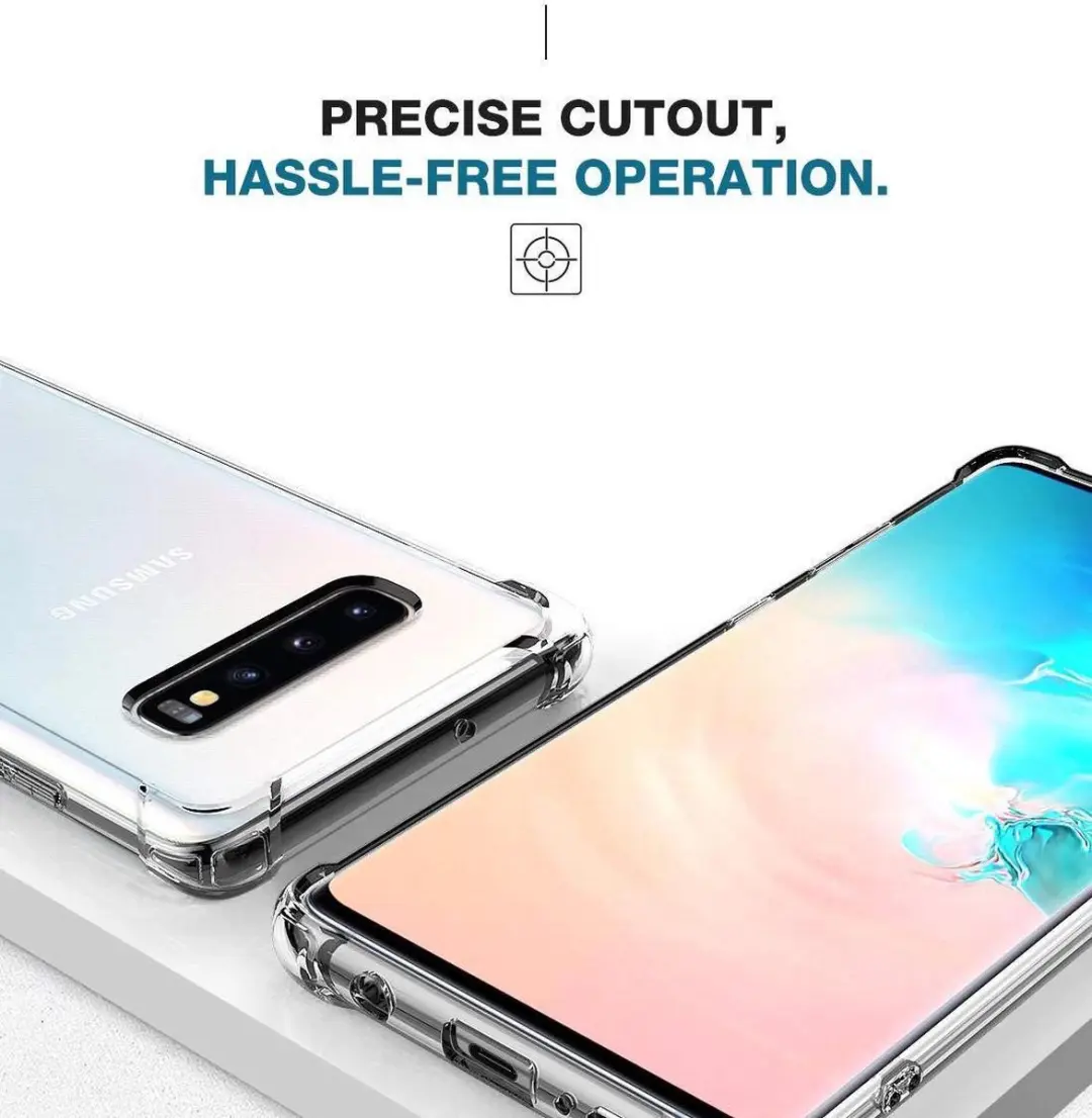 Selected Hoesje Schokbestendig Transparant Samsung Galaxy S10 Plus