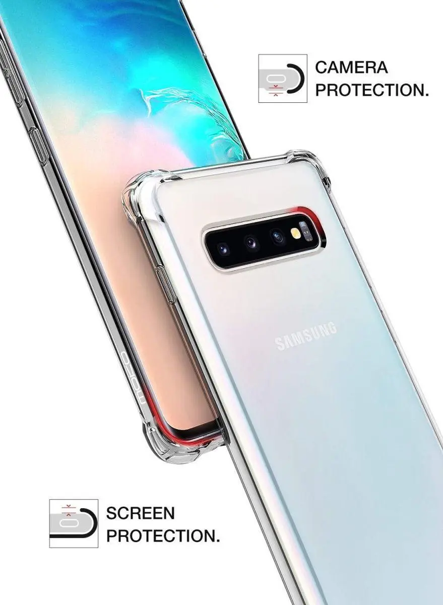 Selected Hoesje Schokbestendig Transparant Samsung Galaxy S10 Plus