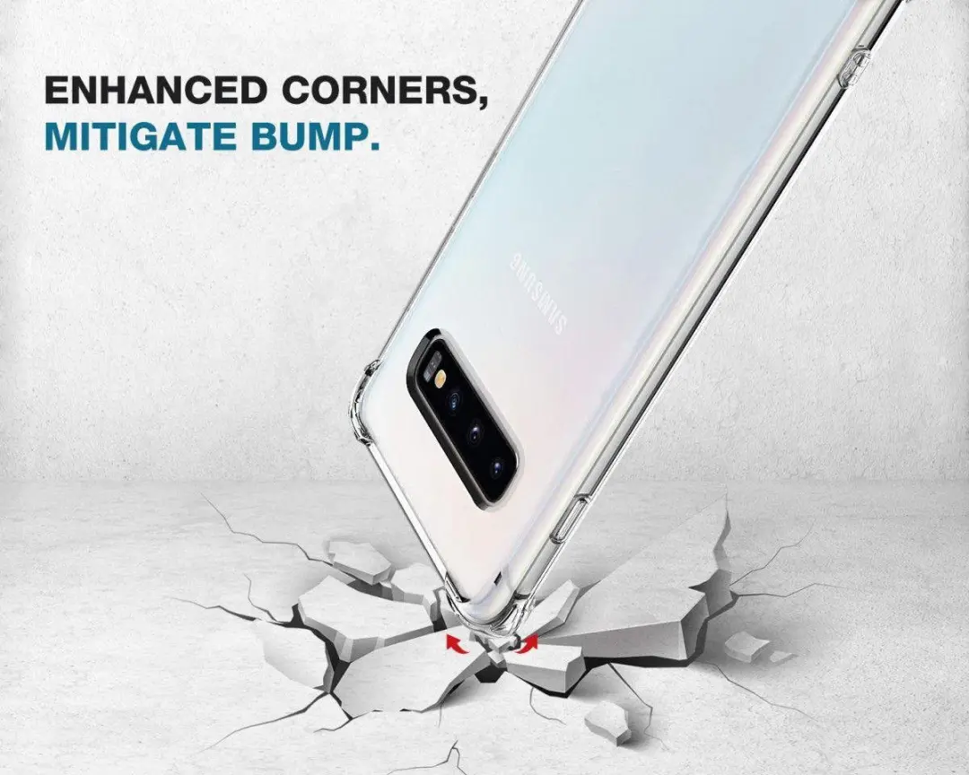 Selected Hoesje Schokbestendig Transparant Samsung Galaxy S10 Plus