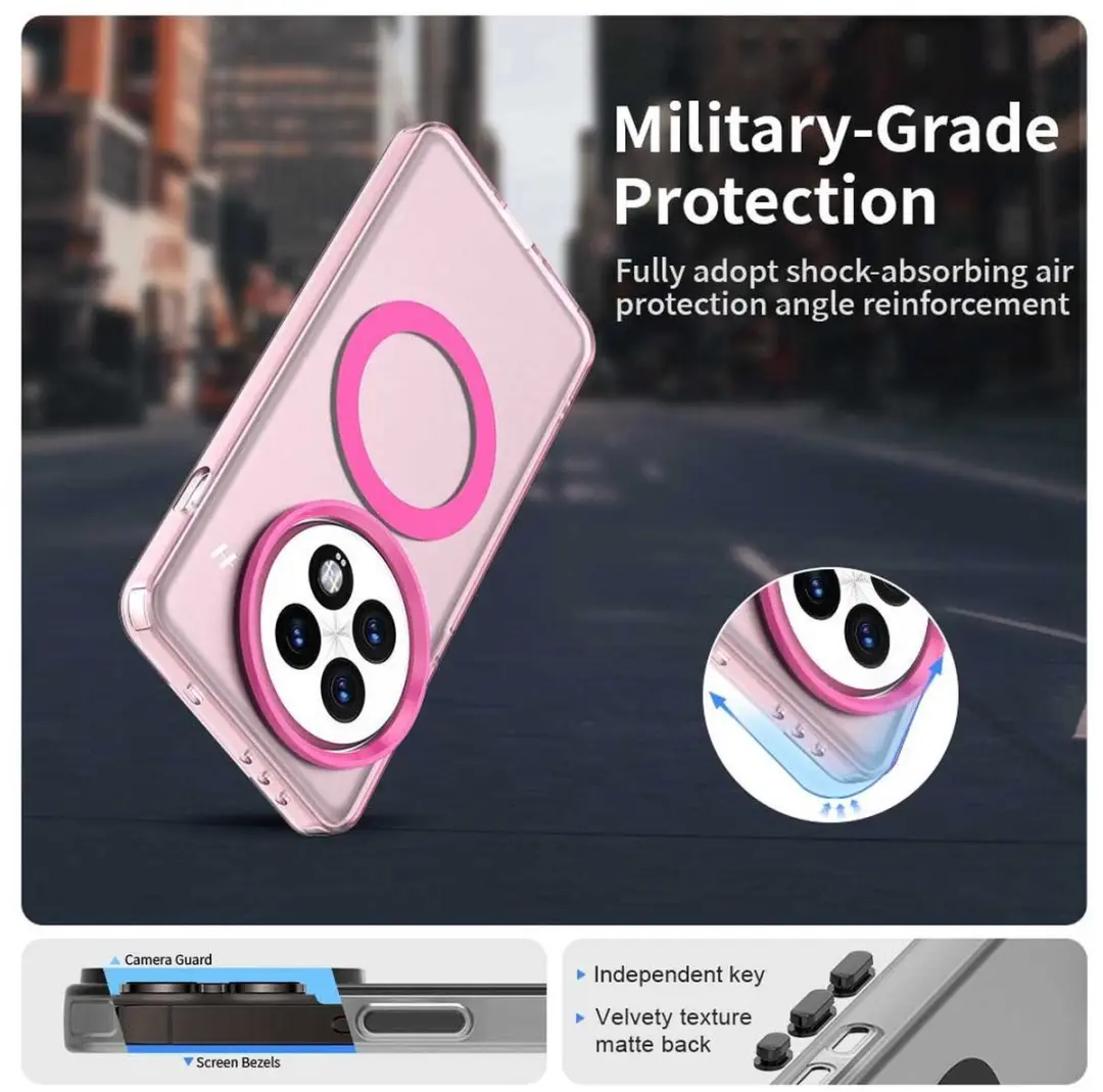 Selected MagSafe Backcover OnePlus 13 - Roze & Transparant