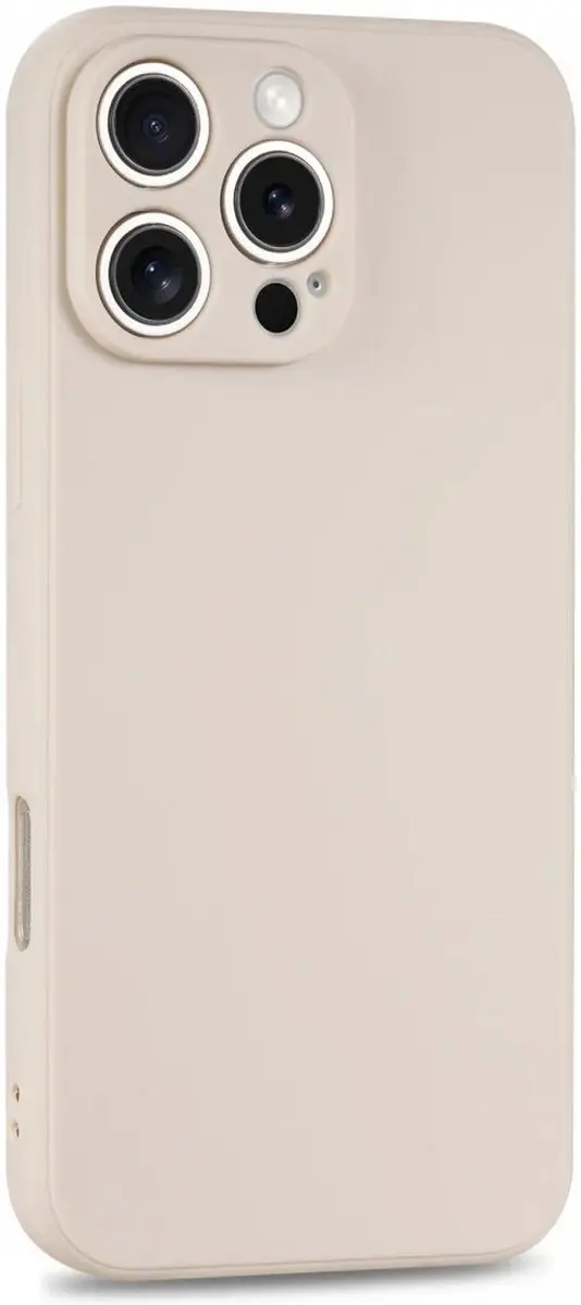Selected by GSMpunt.nl iPhone 16 Pro Max Hoesje - Dun TPU - Beige