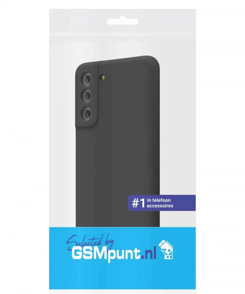 Selected Hoesje Samsung Galaxy S21 Back Cover - Zwart