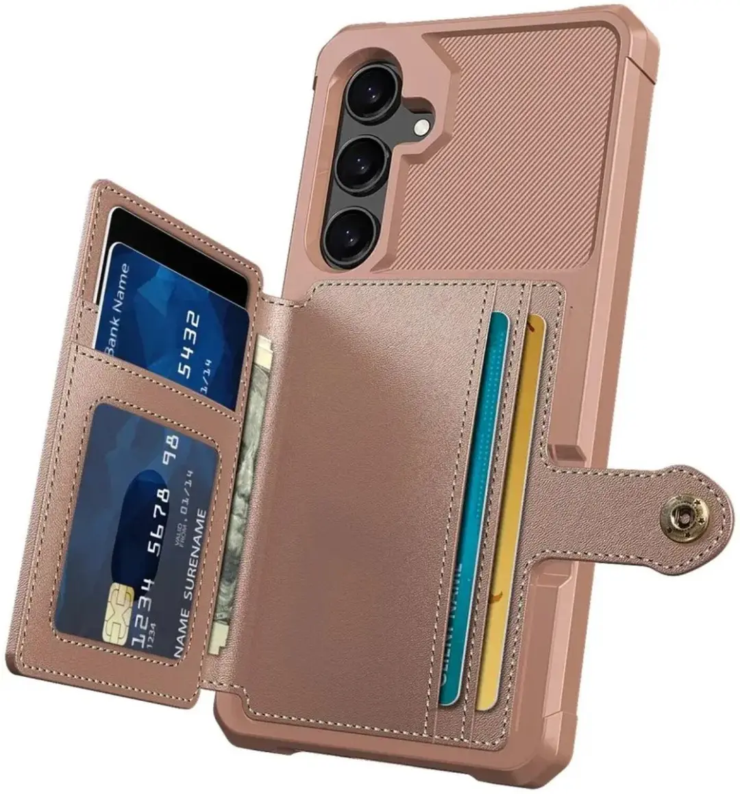 Selected Portemonnee Hoesje Samsung Galaxy A35 - Roze - 4 Pasjes - afbeelding 6 van 6