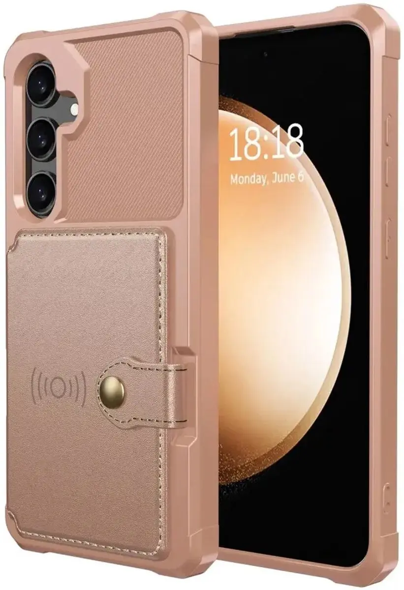 Selected Portemonnee Hoesje Samsung Galaxy A35 - Roze - 4 Pasjes - afbeelding 3 van 6
