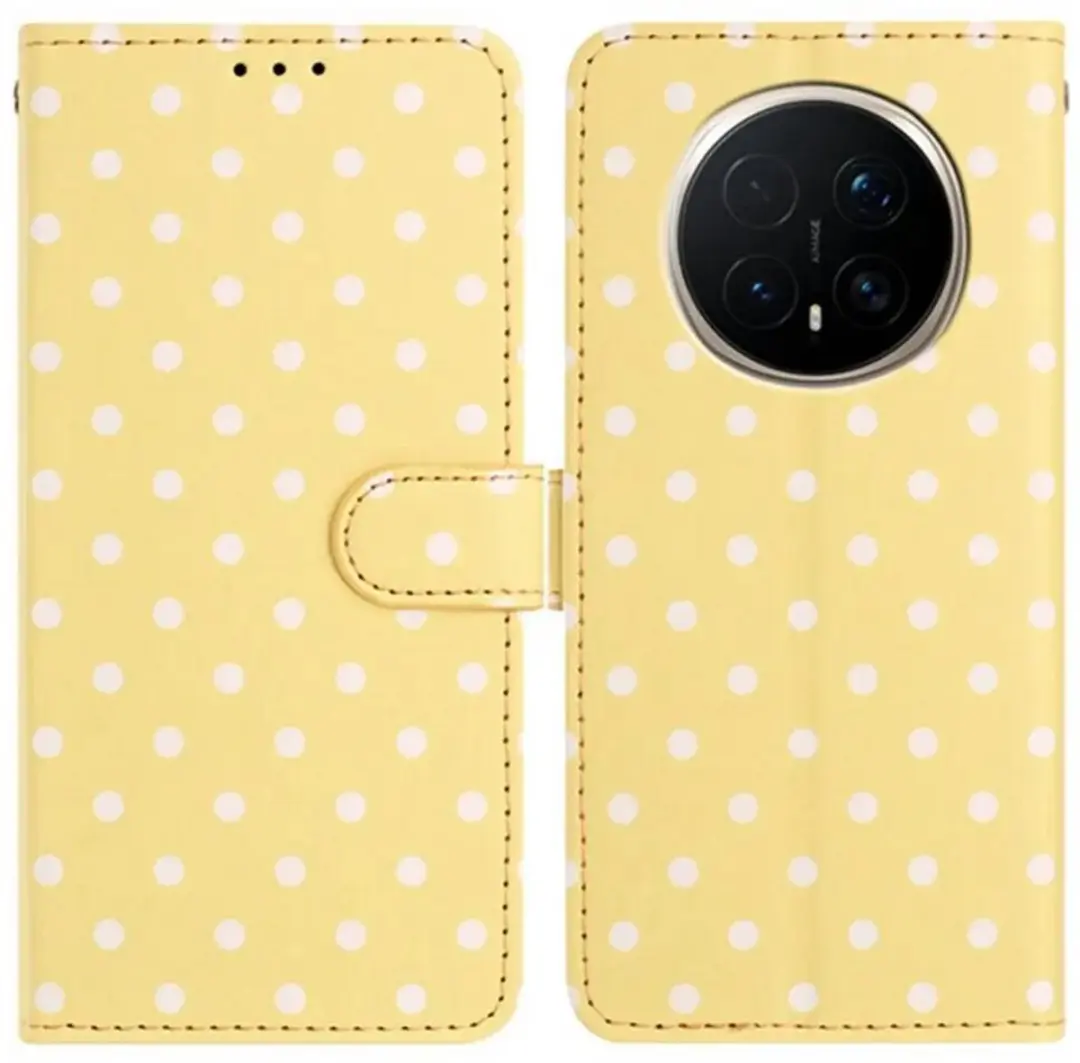 Selected Hoesje Honor Magic 8 Pro Polka Dot Wallet Book