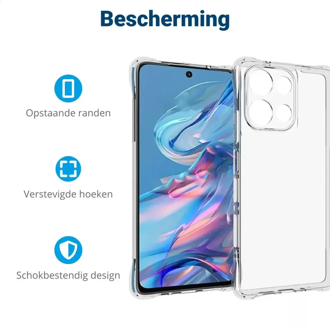 Selected Transparant Hoesje Motorola Moto G75 - Schokbestendig