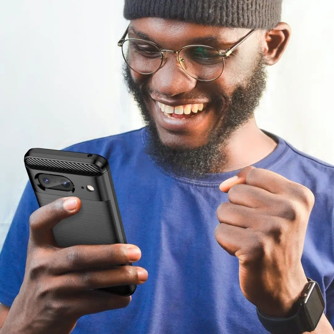 Selected by GSMpunt.nl TPU Hoesje Google Pixel 8 - Zwart
