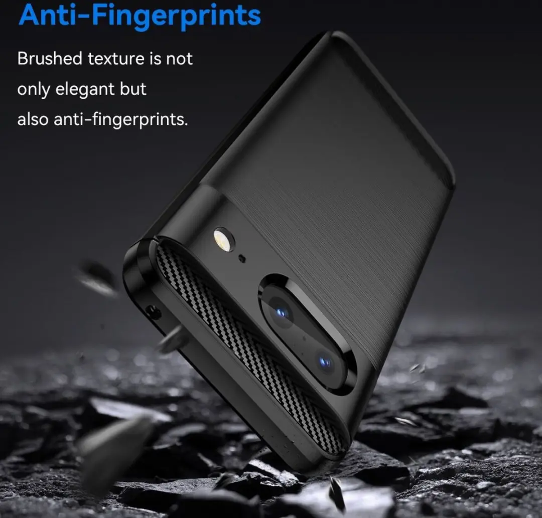 Selected by GSMpunt.nl TPU Hoesje Google Pixel 8 - Zwart