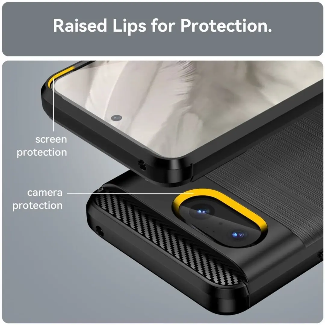 Selected by GSMpunt.nl TPU Hoesje Google Pixel 8 - Zwart