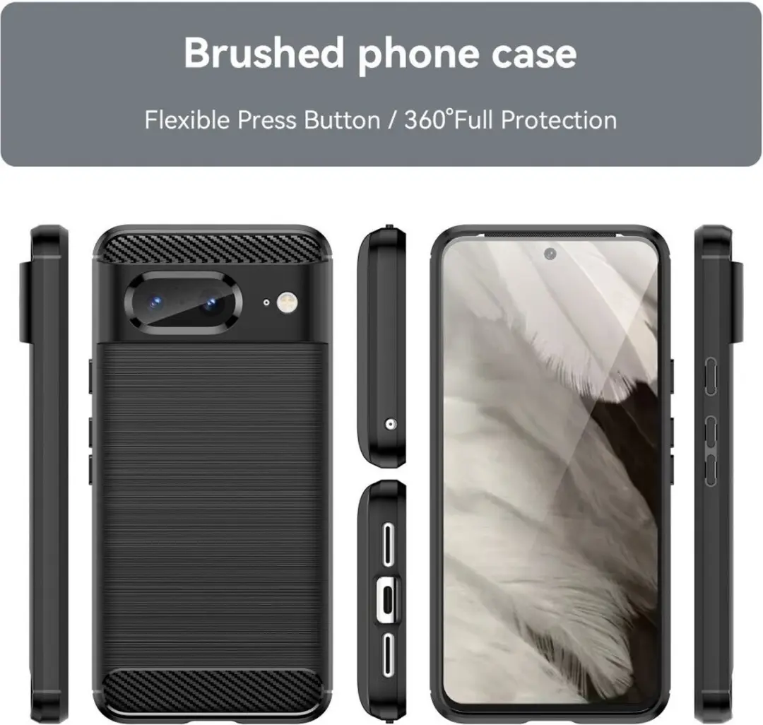 Selected by GSMpunt.nl TPU Hoesje Google Pixel 8 - Zwart - afbeelding 6 van 6